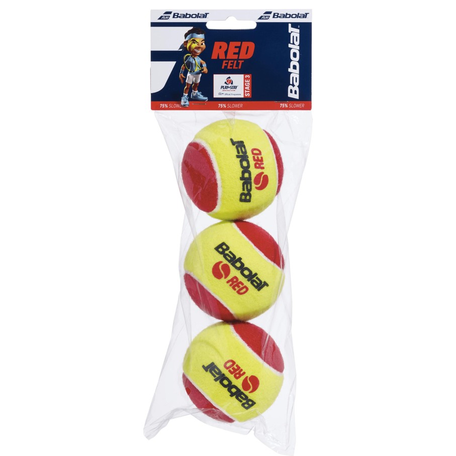 Tenis Babolat Bolas De Aprendizagem | Red Felt X3